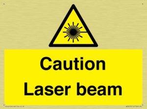 Caution Laser beam
